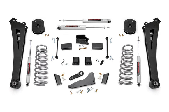 Rough Country 4.5" Lift Kit Gas For Powerwagon Ram 2500 4WD 2014-2018