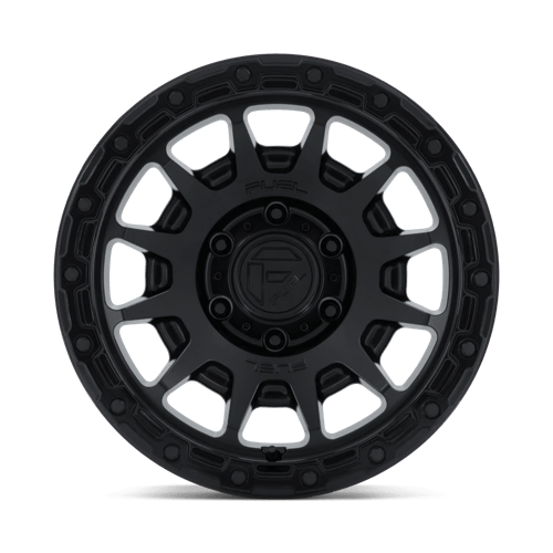 17x8.5 Fuel Off-Road FC884 Fortress Matte Black Black Lip 6x139.7 ET0 Wheel