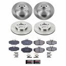 PowerStop OE Stock Replacement Low-Dust Ceramic Brake Pad and Rotor Kit