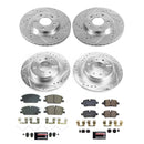 PowerStop Z23 Daily Driver Carbon-Fiber Ceramic Brake Pad and Drilled & Slotted
