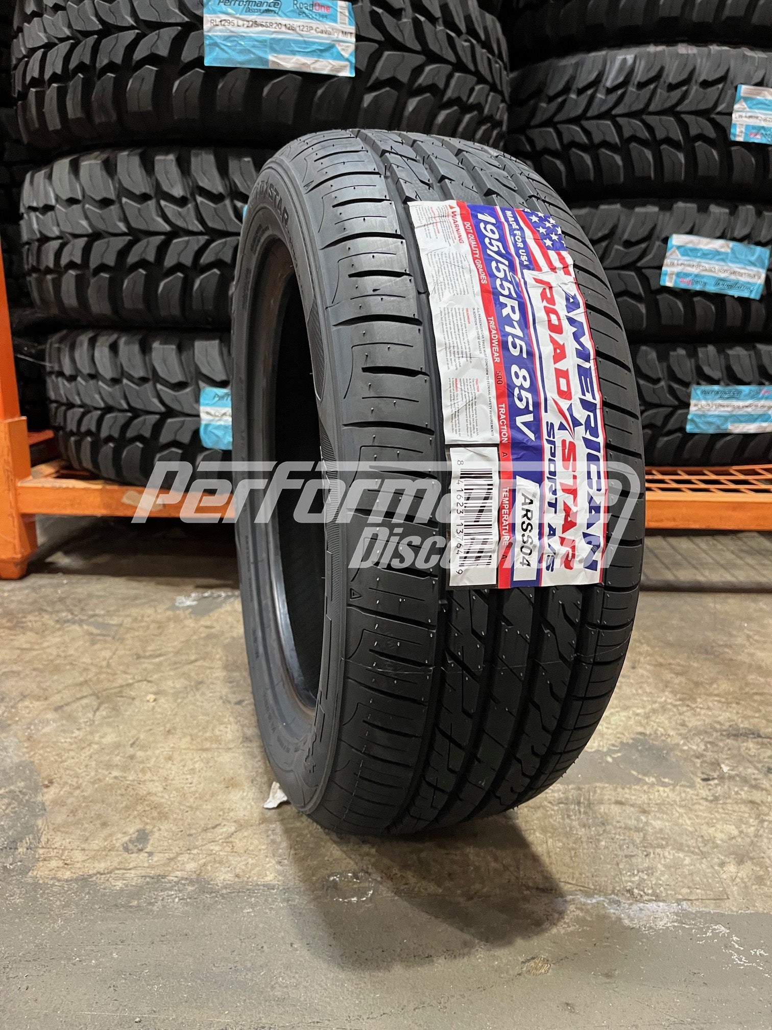 American Roadstar Sport A/S Tire(s) 195/55R15 85V SL BSW 195 55 15 1955515