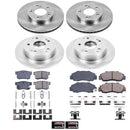 PowerStop OE Stock Replacement Low-Dust Ceramic Brake Pad and Rotor Kit