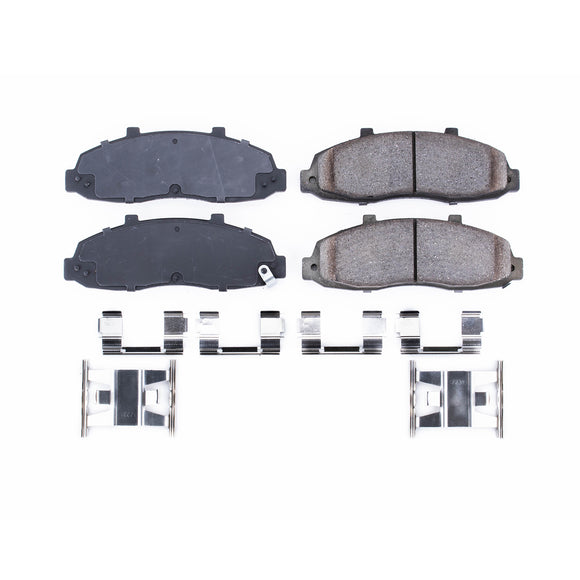 PowerStop Z17 Evolution Ceramic Brake Pads With Hardware