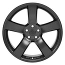 20" Replica Wheel DG12 Fits Dodge Charger SRT Rim 20x8 Satin Wheel