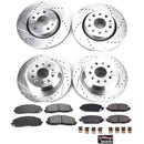 PowerStop Z23 Daily Driver Carbon-Fiber Ceramic Brake Pad and Drilled & Slotted