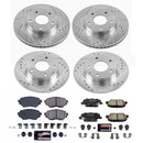 PowerStop Z23 Daily Driver Carbon-Fiber Ceramic Brake Pad and Drilled & Slotted