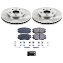 PowerStop OE Stock Replacement Low-Dust Ceramic Brake Pad and Rotor Kit