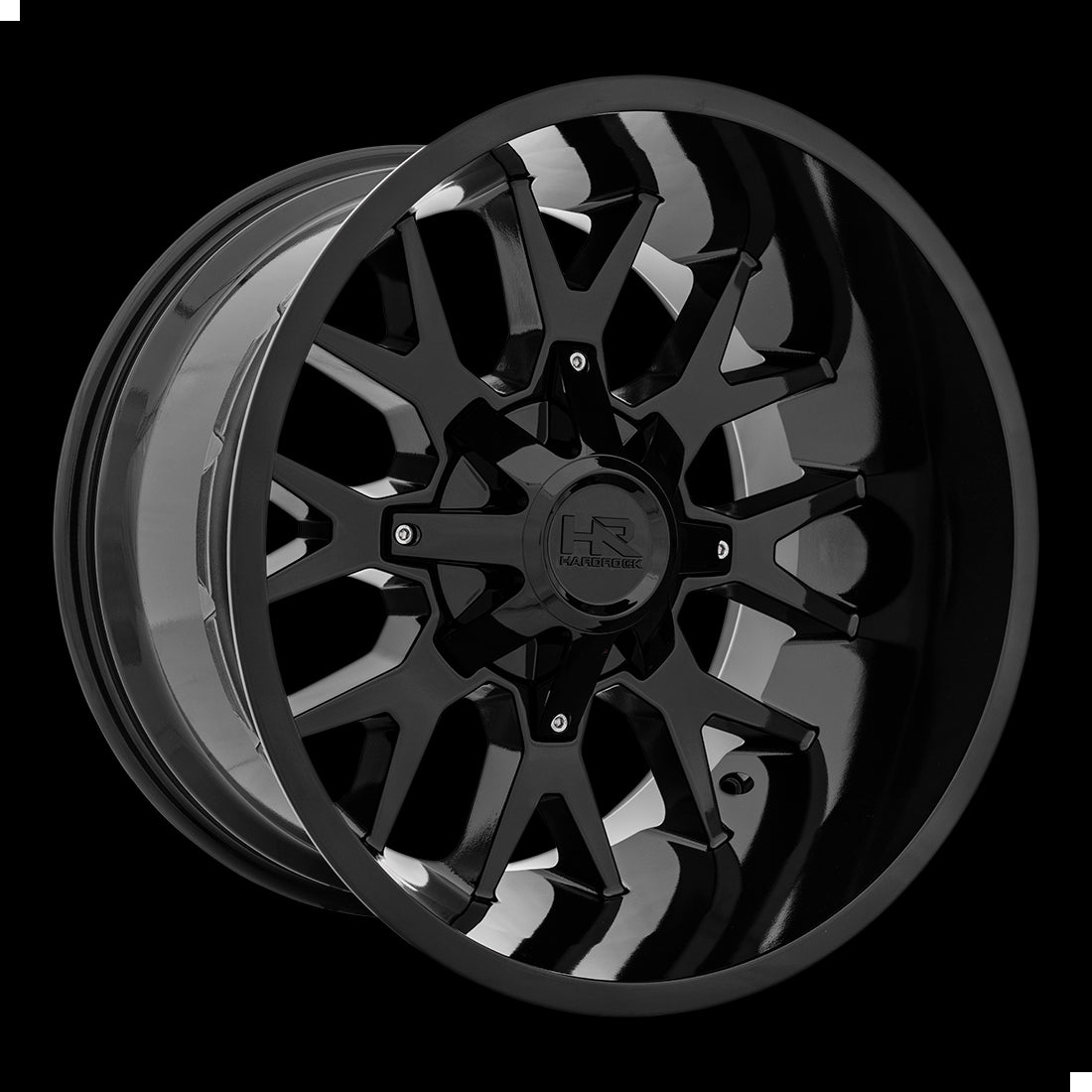 20x12 Hardrock Affliction Gloss Black 8x180 ET-44 wheel/rim - 0