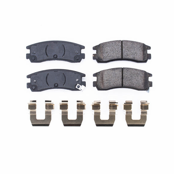 PowerStop Z17 Evolution Ceramic Brake Pads With Hardware