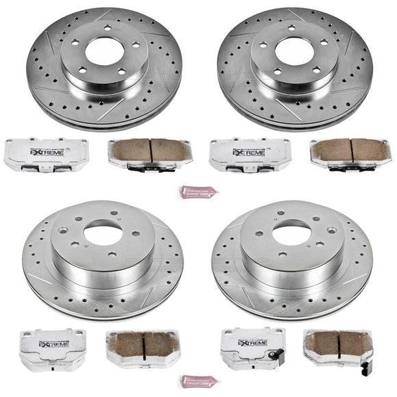 PowerStop Z26 Street Performance Ceramic Brake Pad and Drilled & Slotted Rotor K