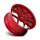 20X9 Asanti Black ABL-37 MONARCH Candy Red 5X112 ET38 wheel/rim
