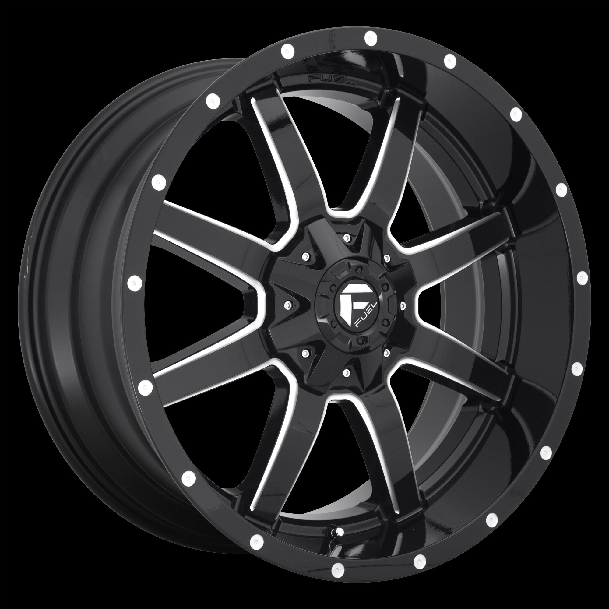 20X9 Fuel D610 Maverick Gloss Black Milled 5X108/5X127 ET30 wheel/rim - 0