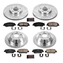 PowerStop Z23 Daily Driver Carbon-Fiber Ceramic Brake Pad and Drilled & Slotted