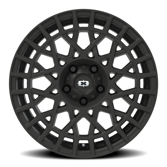 17x8.5 Vision 349 Savage Satin Black 5x4.5 (5x114.3) ET-24 wheel/rim