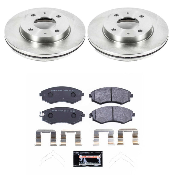 PowerStop Track Day Spec High-Performance Brake Pad and Rotor Kit
