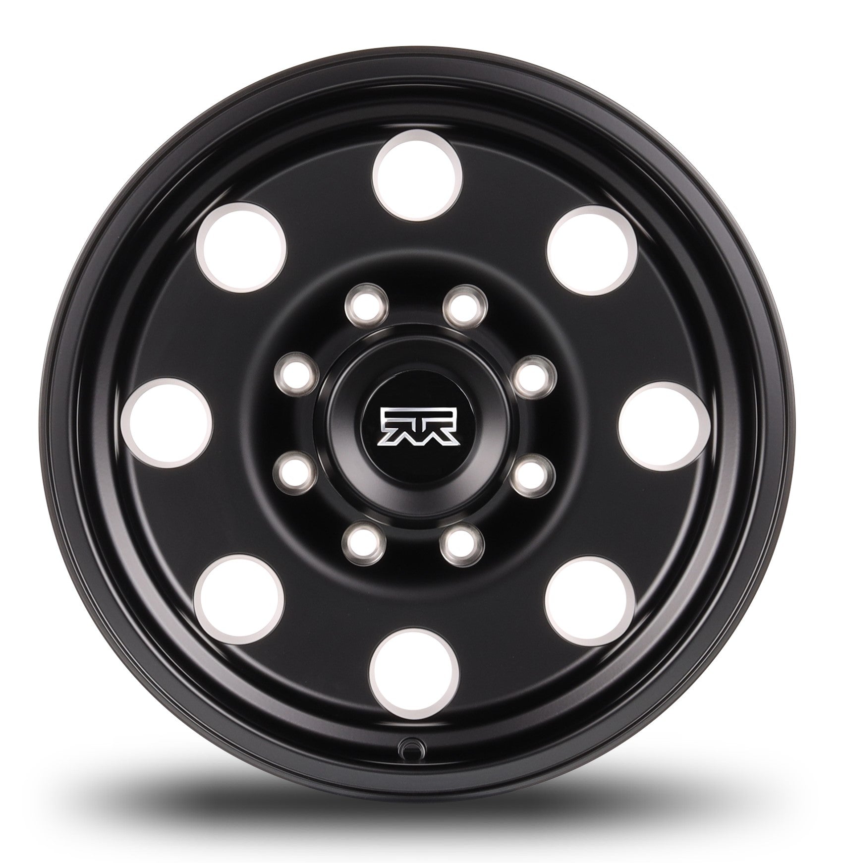 17x8 Mudder Trucker MT614 Deisel Satin Black 8x170 ET0 Wheel Rim - 0