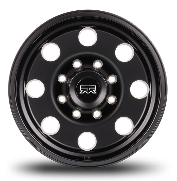 17x8 Mudder Trucker MT614 Deisel Satin Black 8x170 ET0 Wheel Rim