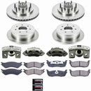 PowerStop OE Stock Replacement Low-Dust Ceramic Brake Pad, Rotor and Caliper Kit
