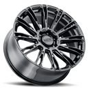 22x9.5 Raceline 802GB Ascent Gloss Black 6x139.7 ET20 CB106.1 Wheel