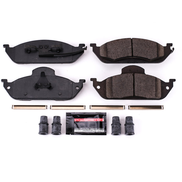 PowerStop Z23 Evolution Sport Carbon-Fiber Brake Pads With Hardware