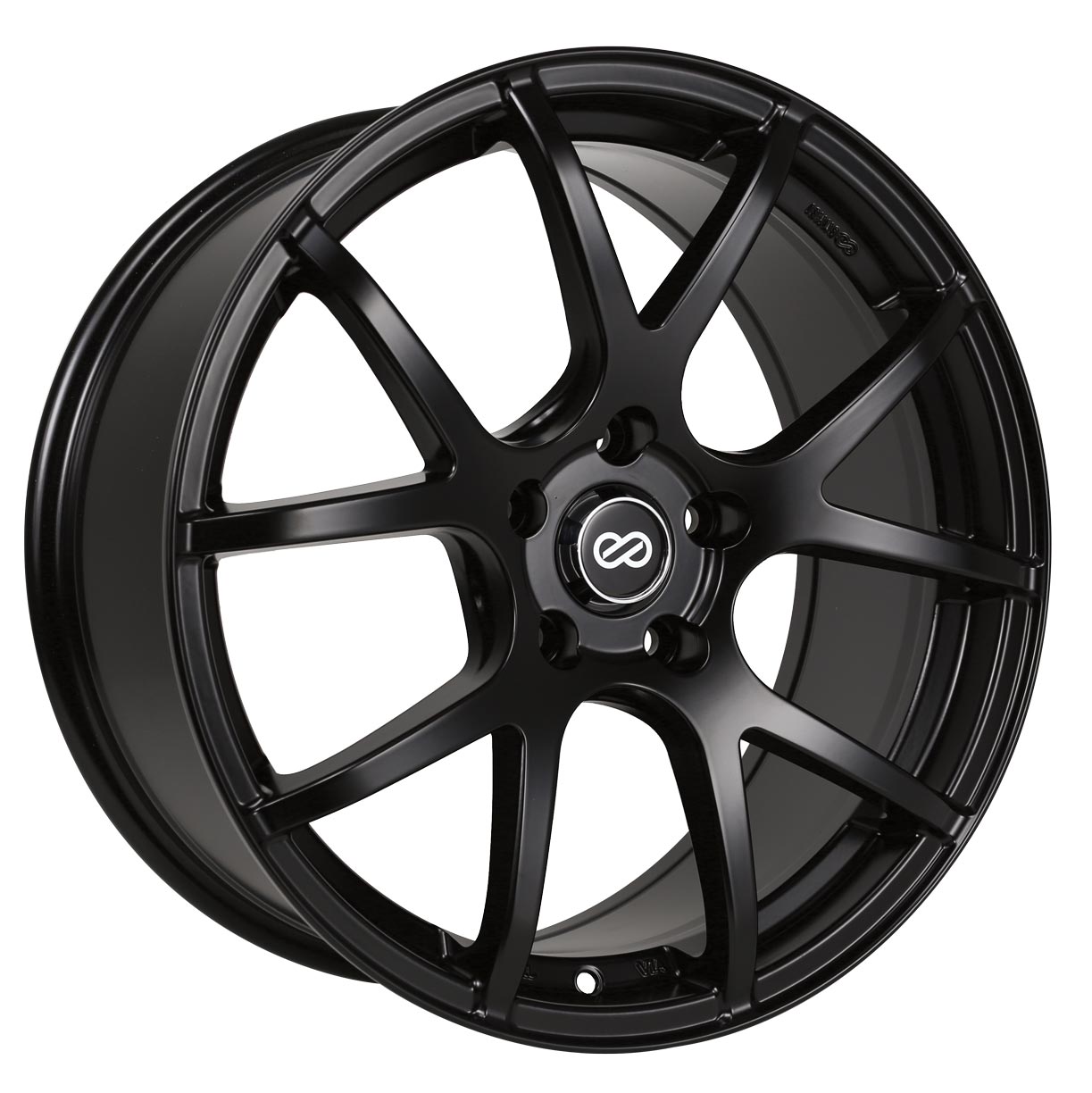 17x7.5 Enkei M52 Matte Black Wheel/Rim 5x114.3 5-114.3 5x4.5 17-7.5 ET50