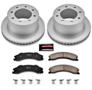 PowerStop Genuine Geomet Coated Rotor and Low-Dust Ceramic Brake Pad Kit