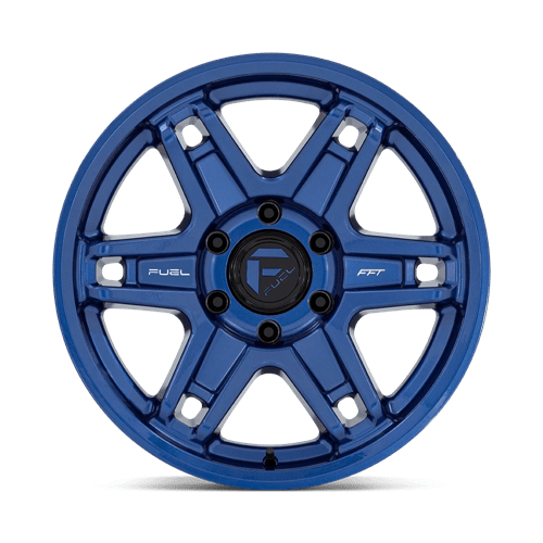 18x8.5 Fuel Off-Road D839 Slayer Dark Blue 5x127 ET-15 CB71.5 Wheel Rim