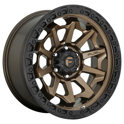 17X9 Fuel D696 Covert Matte Bronze Black Bead Ring 5X127 ET1 wheel/rim