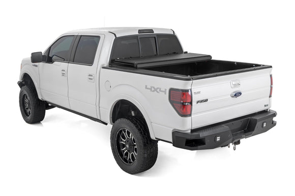 Rough Country Hard Low Profile Bed Cover 5'7" Bed For Ford F150 04-14