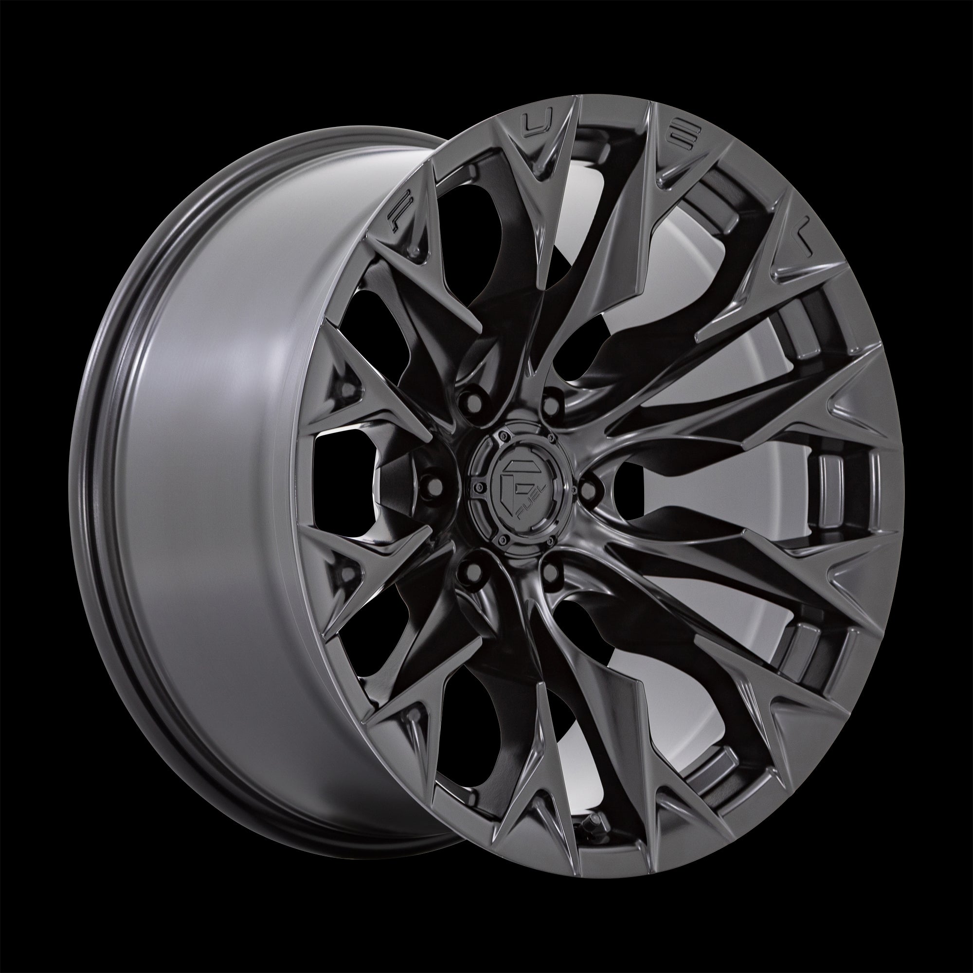 22X12 Fuel D804 FLAME Blackout 6X139.7 ET-44 wheel/rim