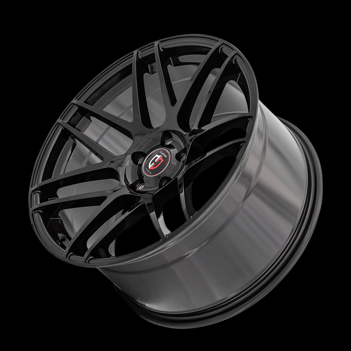 22x9 Curva C300 Gloss Black 5x115 ET15 wheel/rim