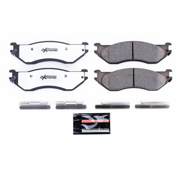 PowerStop Z36 Truck And Tow Carbon-Fiber Ceramic Brake Pads With Hardware