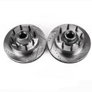 PowerStop Evolution Drilled Slotted Rotors Pair Front For Ford F-250 Super Duty