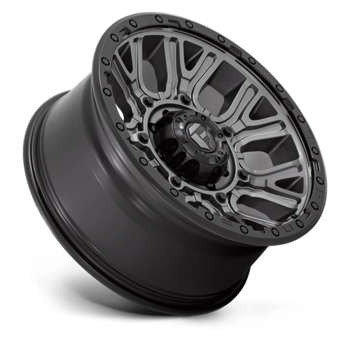 20x9 Fuel Off-Road D825 Traction Matte Gunmetal with Black Ring 8x180 ET1 Wheel