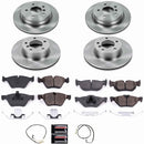 PowerStop OE Stock Replacement Low-Dust Ceramic Brake Pad and Rotor Kit