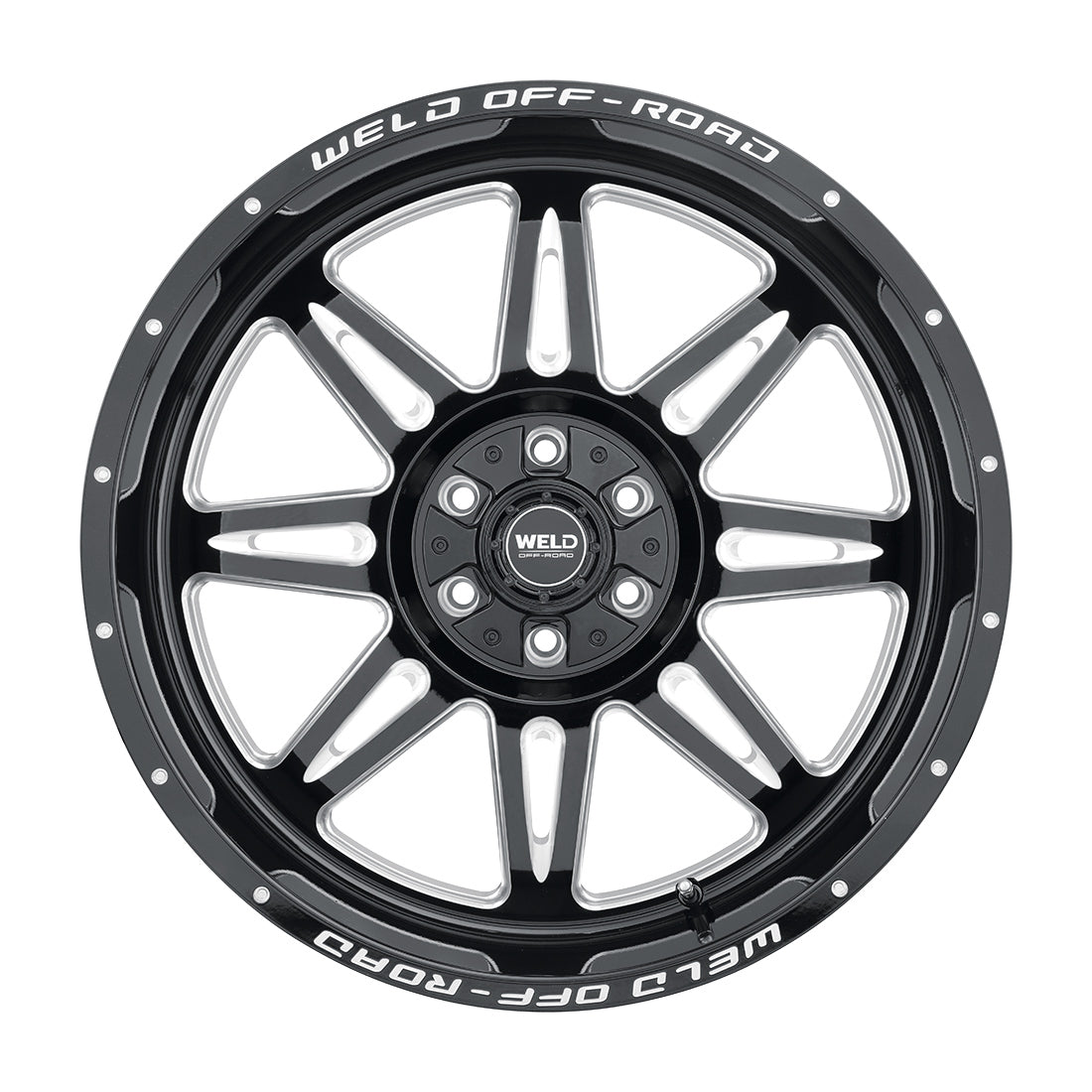 20x10 WELD Off-Road Cheyenne Black Milled 6x135 6x139.7 ET-18 CB106.1 Wheel Rim - 0