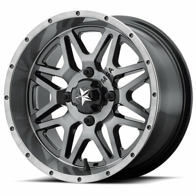 14X7 MSA OFFROAD Vibe Gray Wheel/Rim 4X110 ET0 4-110 14-7 M26-04710