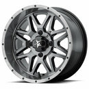 14X7 MSA OFFROAD Vibe Gray Wheel/Rim 4X110 ET0 4-110 14-7 M26-04710-4