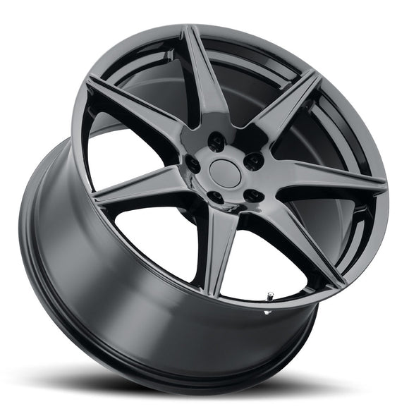 20x10.5 Replica Mustang GT500 Gloss Black 5x114.3 ET45 wheel/rim