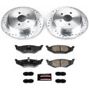 PowerStop Z23 Daily Driver Carbon-Fiber Ceramic Brake Pad and Drilled & Slotted