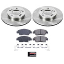 PowerStop OE Stock Replacement Low-Dust Ceramic Brake Pad and Rotor Kit