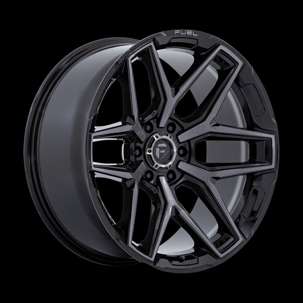 22X12 Fuel 1PC Flux Black 6X135 ET-44 Wheel Rim