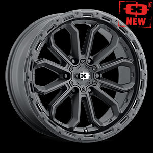 20x10 Vision 405 Satin Black 5x127 ET-25 wheel/rim