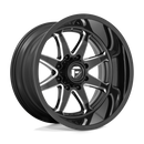 20x9 Fuel Off-Road D749 Hammer Gloss Black Milled 8x180 ET1 CB124.2 Wheel Rim