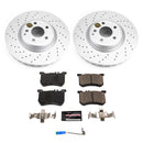 PowerStop Genuine Geomet Coated Rotor and Carbon-Fiber Ceramic Brake Pad Kit