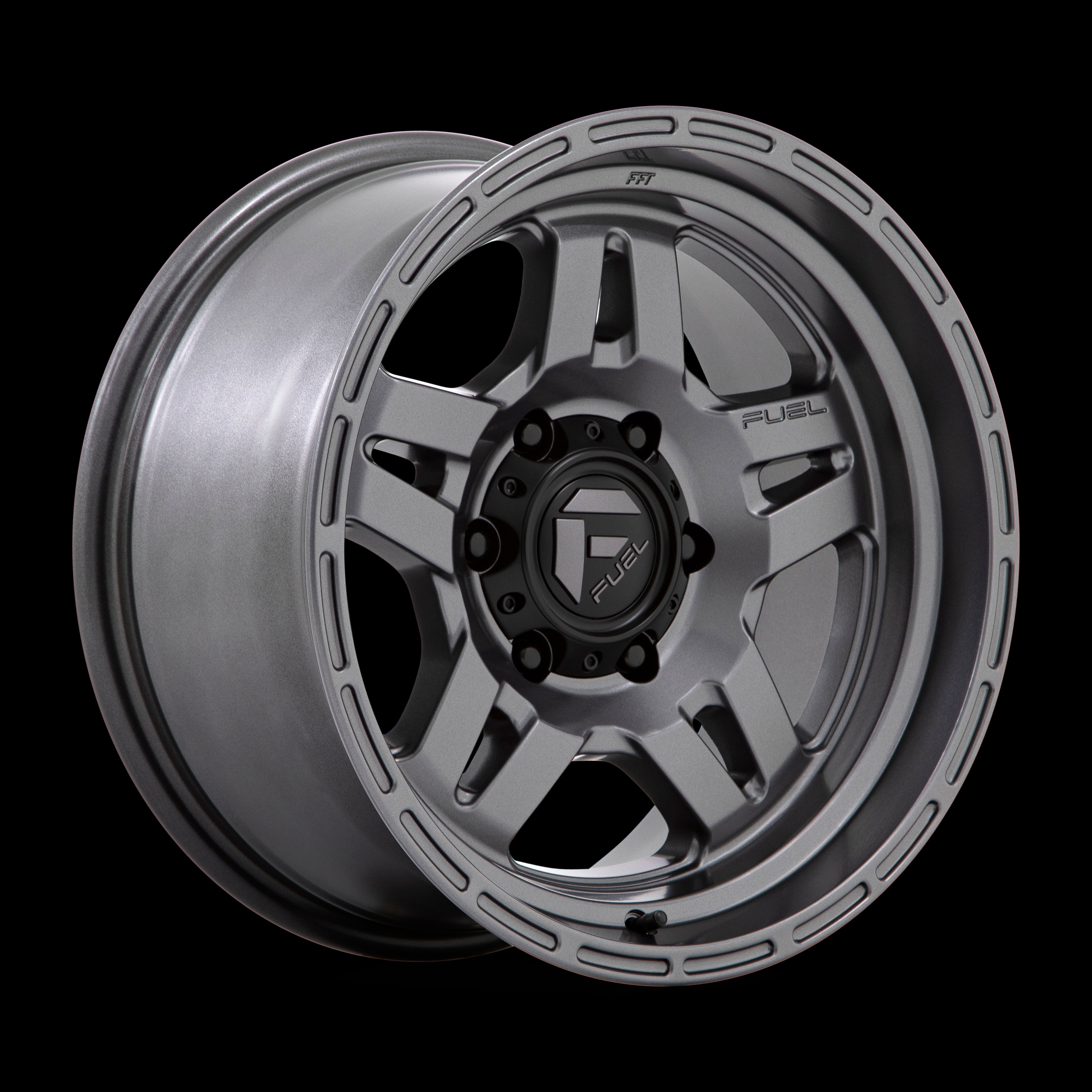 18X9 Fuel D801 OXIDE Matte Gunmetal 6X135 ET1 wheel/rim - 0