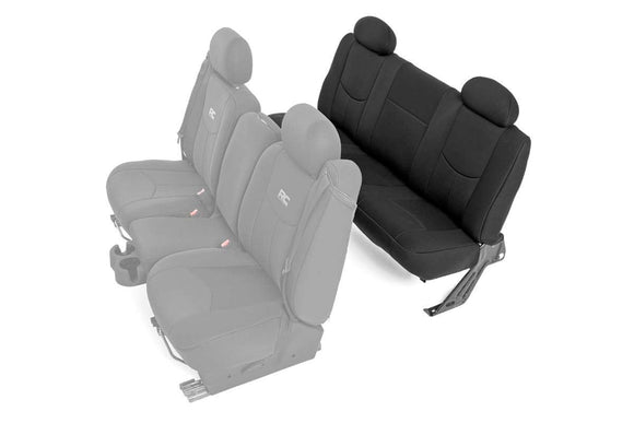Rough Country Seat Covers Front 40/40/20 and Rear Full Bench For Chevy GMC 1500 99-06