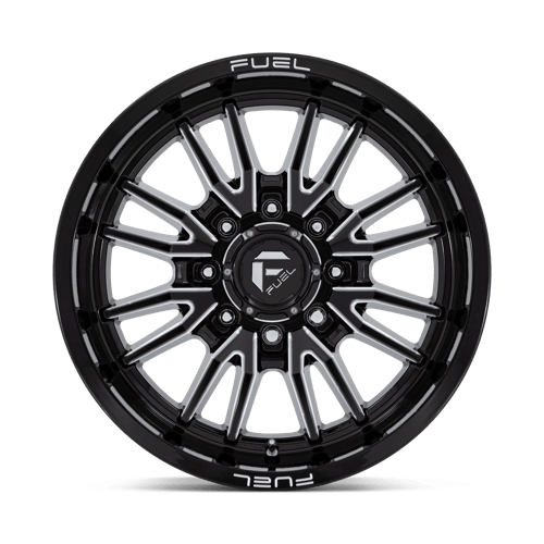 20x10 Fuel Off-Road D761 Clash Gloss Black Milled 8x180 ET-18 CB124.2 Wheel Rim