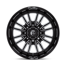 20x10 Fuel Off-Road D761 Clash Gloss Black Milled 8x180 ET-18 CB124.2 Wheel Rim