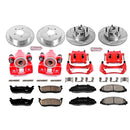 PowerStop Z23 Daily Driver Carbon-Fiber Ceramic Pads Drilled & Slotted Rotor & C